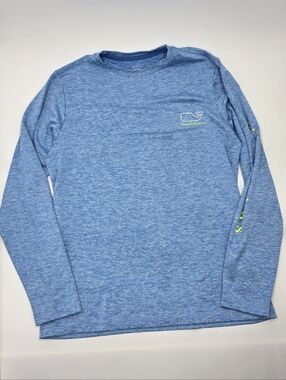 Vineyard Vines boys' long-sleeved performance shirt size L